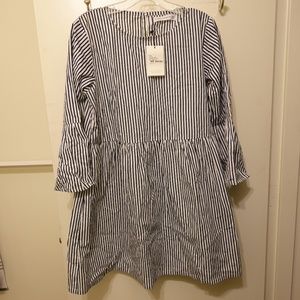 NWT Faithfull the Brand Striped Midi Dress